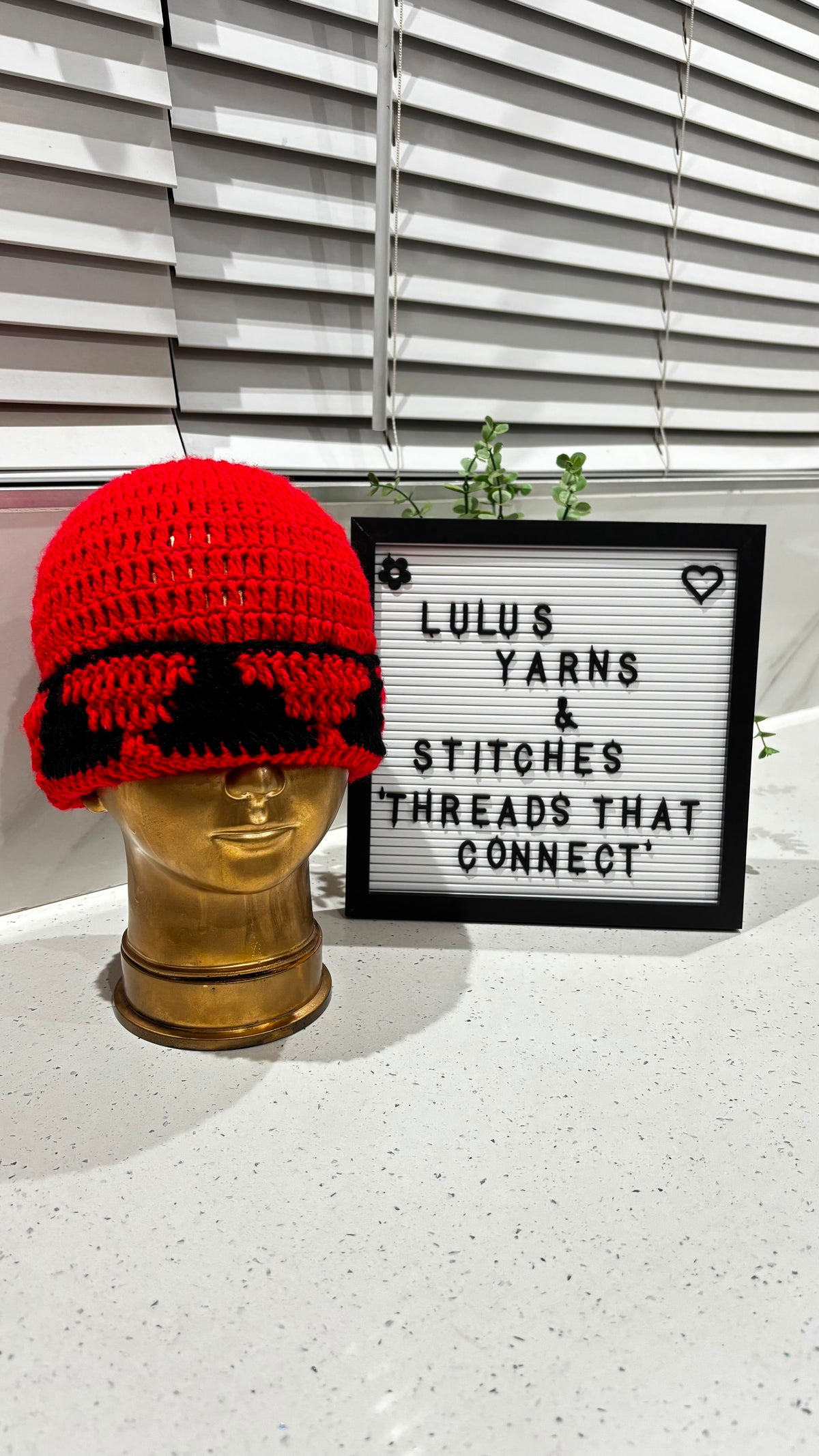 Lulu's Yarn & Stitches Accessorised & Graphic Beanies