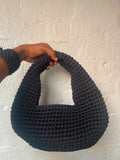 The Mapule Bag - T-shirt Yarn Crescent Bag