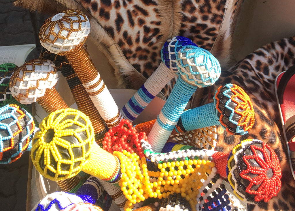 Xhosa/Zulu Beaded Baton (Beaded Knobkerrie)