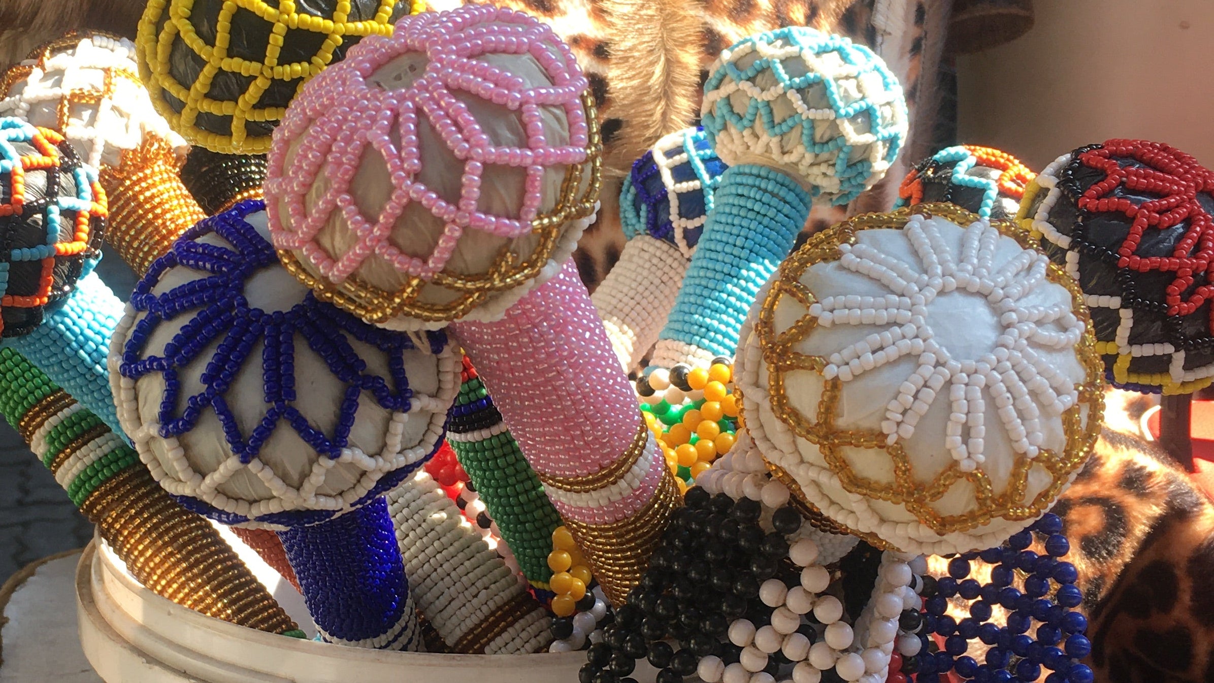 Xhosa/Zulu Beaded Baton (Beaded Knobkerrie)
