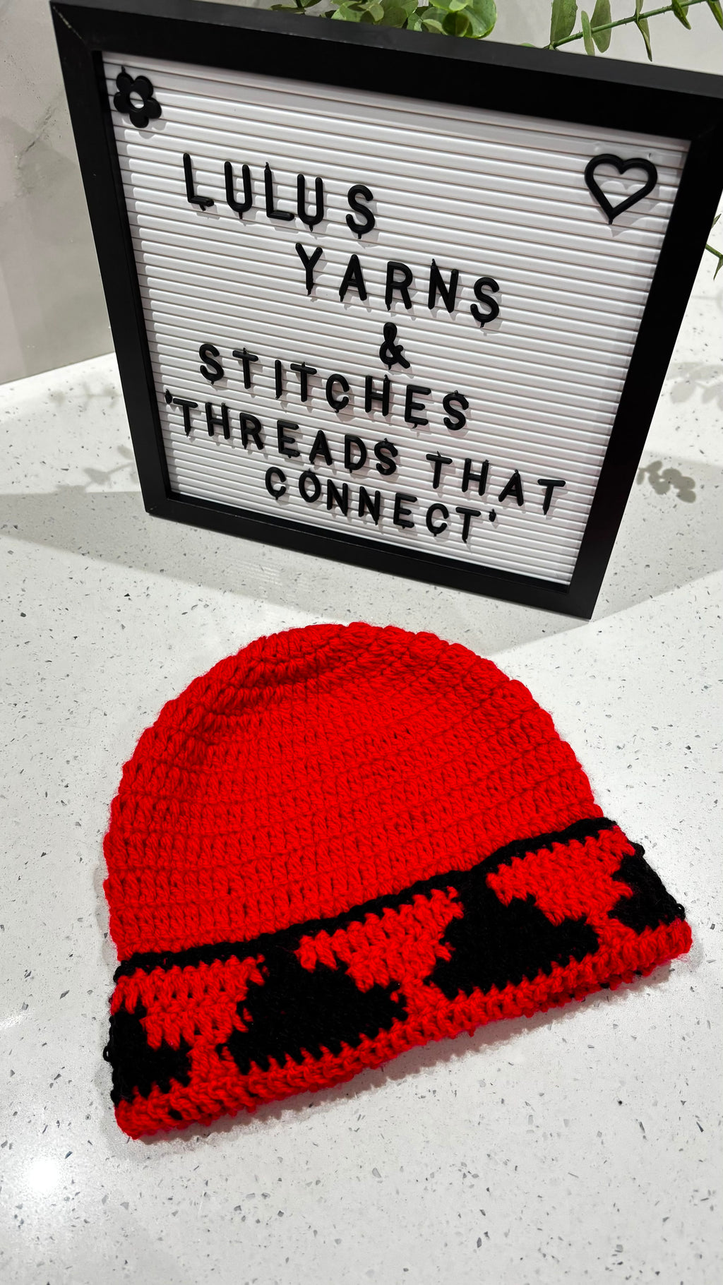 Lulu's Yarn & Stitches Accessorised & Graphic Beanies