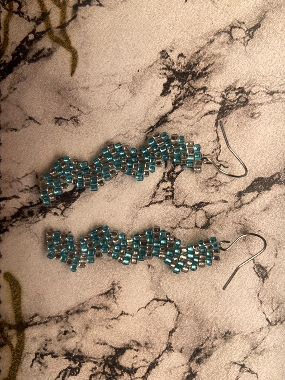The Crystal Wave Earrings